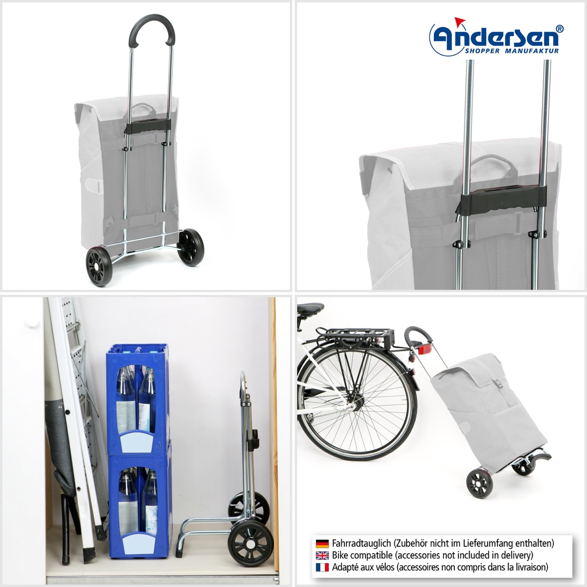 Andersen Scala Shopper Lova Blå - Billede 5