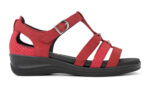 New Feet Rød Sandal med Hælkappe - Billede 2
