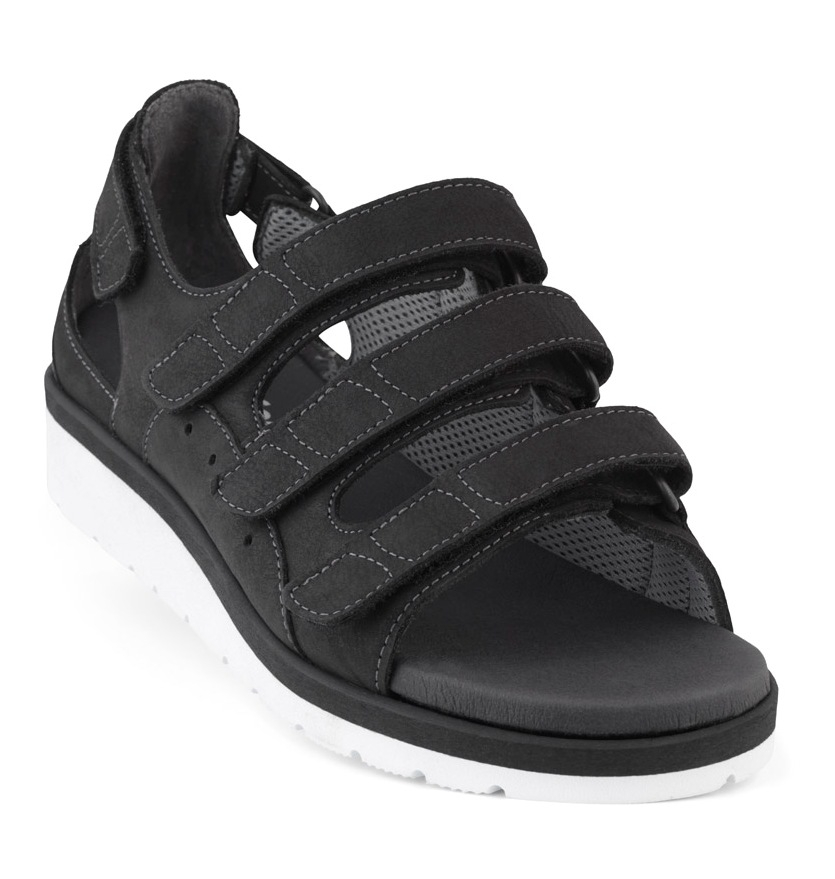 151-52-310_b New Feet Sort Sandal - Billede 1