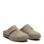 New Feet Brun Uld Hjemmesko I Filt