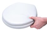 Toiletbræt Blødt Med Låg, 4cm - Billede 2