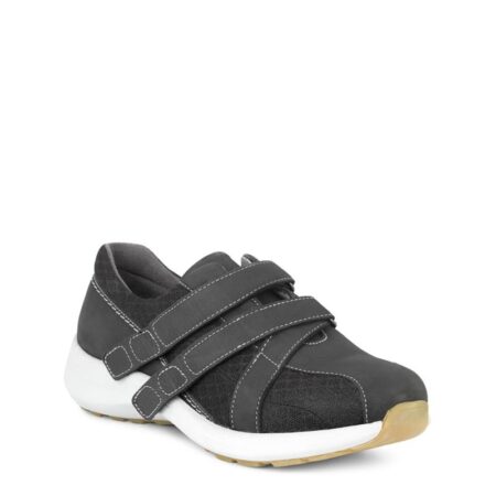 Sko Sort m/velcro