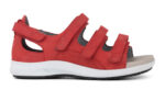 New Feet Rød Sandal med Hælkappe - Billede 2