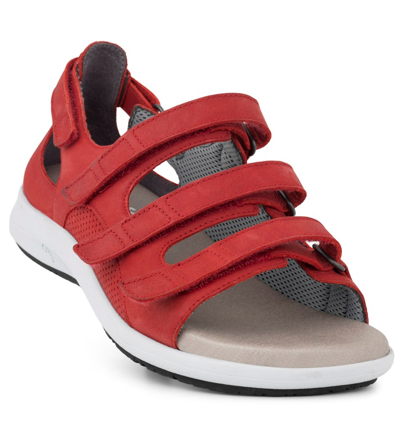 171-41-320_b New Feet Rød Sandal med Hælkappe - Billede 1
