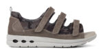 New Feet Grå Sandal med Hælkappe - Billede 2