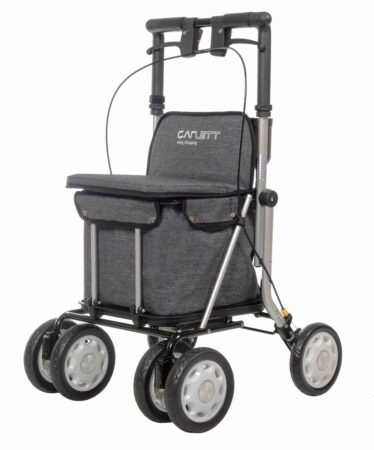Indkøbstrolley Rollator 900 Grå Carlett