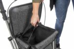 Indkøbstrolley Rollator 900 Sort Carlett - Billede 7