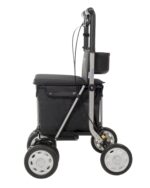 Indkøbstrolley Rollator 900 Sort Carlett - Billede 2