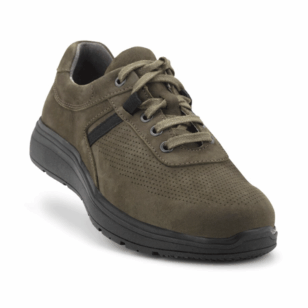 New Feet Grøn Snøresko Nubuck