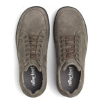 New Feet Bred Grå Herresko I Nubuck Læder - Billede 4