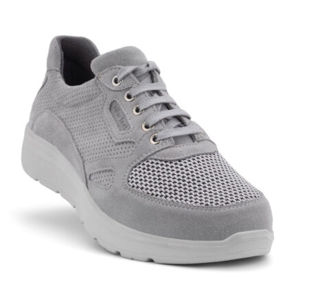 New Feet Lysegrå Sko Mesh Stretch