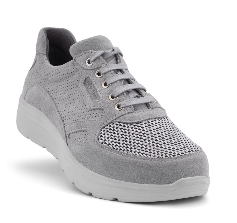 192-93-713_b New Feet Lysegrå Sko Mesh Stretch - Billede 1