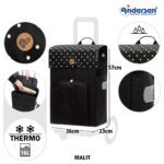 Andersen Komfort Shopper Malit Black - Billede 3