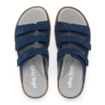 New Feet Sandal Blå Nubuck - Billede 3