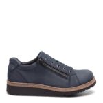 New Feet Mørkeblå Nubuck Sko - Billede 2