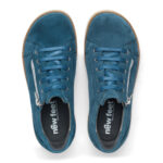New Feet Jeansblå Ruskind Sko - Billede 2