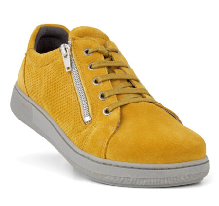 New Feet Sennepsgul Sko Ruskind