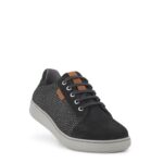 New Feet Sort Sko Metal Look Kalveskind