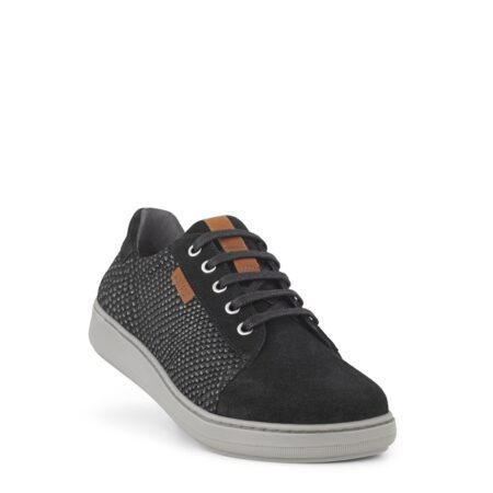 New Feet Sort Sko Metal Look Kalveskind