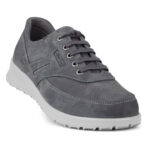New Feet Gråblå Snøresko Nubuck