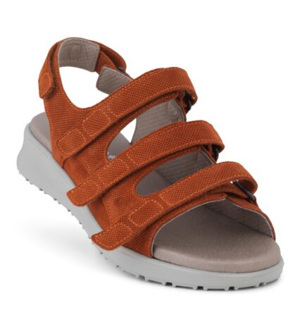New Feet Terracotta Sandal med Print