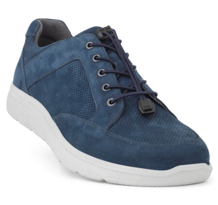 New Feet Blå Sko Nubuck
