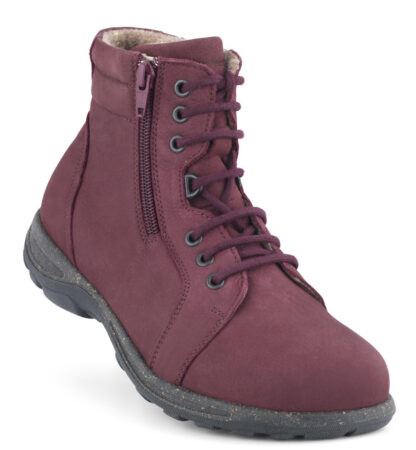 New Feet Bordeaux Ruskind Støvle