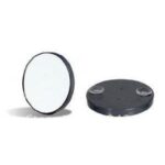 Spejl Sort Ø 9cm 10X m/sugekopper - Billede 2