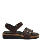 New Feet Brun Sandal Med Glat Læder - Billede 2