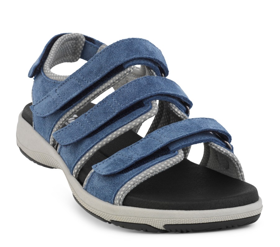 211-15-1740-b New Feet Blå Sandal - Billede 1