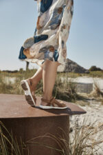 New Feet Sandal Natur Kalveskind Nubuck - Billede 4