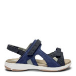 New Feet Blå Sandal Med Læder I Nubuck - Billede 2