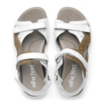 New Feet Sandal Hvid Nubuck - Billede 3
