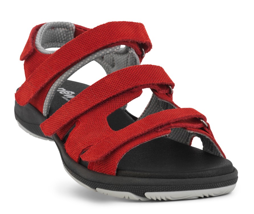 211-20-1920-b New Feet Rød Sandal - Billede 1