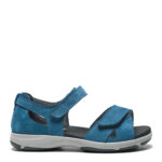 New Feet Sandal Jeansblå Nubuck - Billede 2