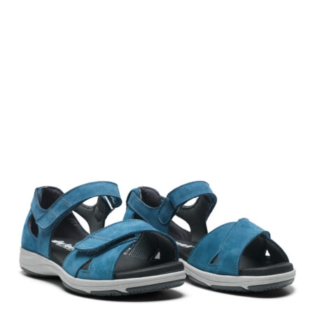 New Feet Sandal Jeansblå Nubuck