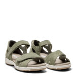 New Feet Grøn Sandal Med hælkappe