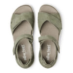 New Feet Grøn Sandal Med hælkappe - Billede 3