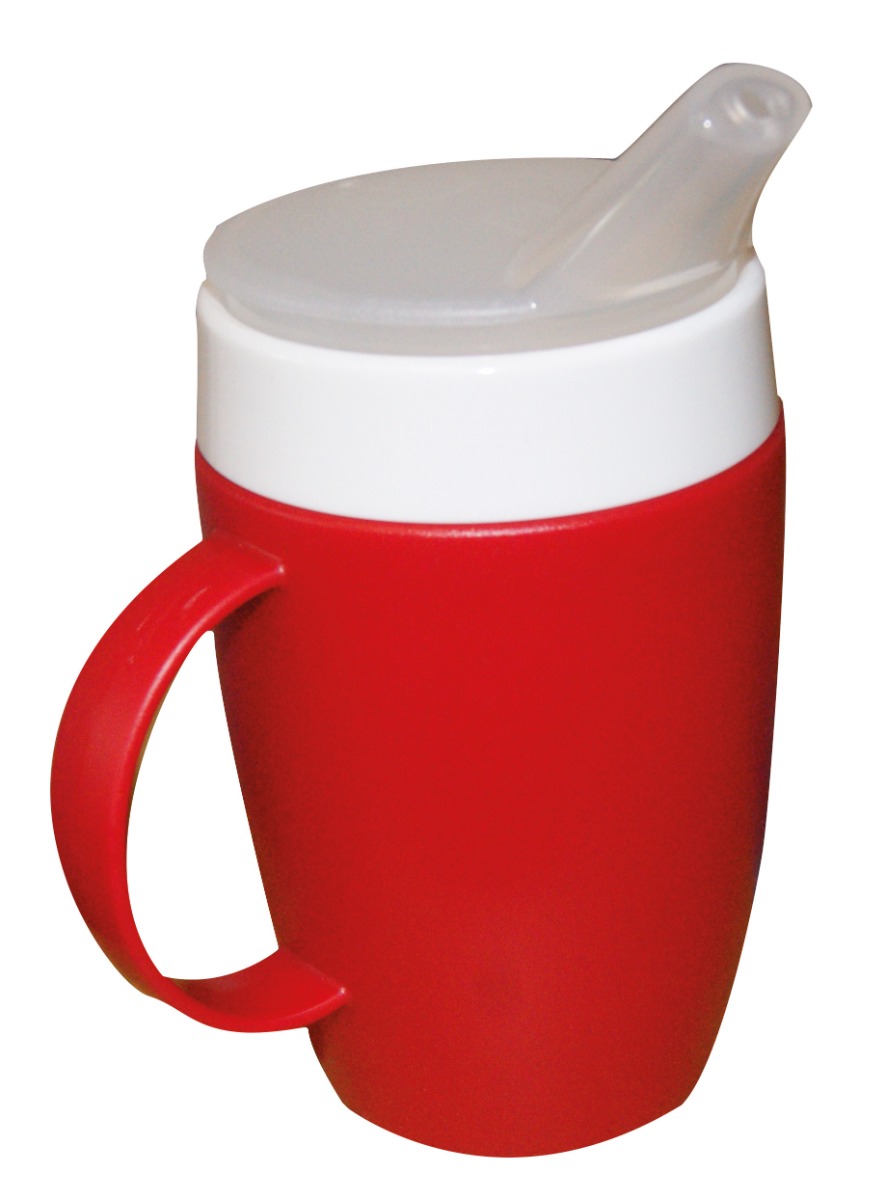 21132 Thermokrus Rød Med Låg - 180ml - Billede 1