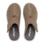 New Feet Brun Slipper Uld Filt - Billede 3