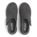 New Feet Antrasit Uld Filt Sko - Billede 3