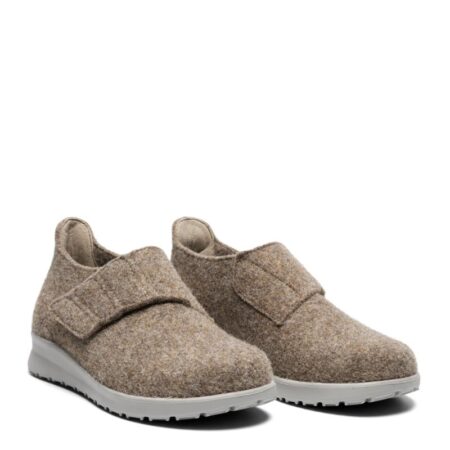 New Feet Brun Uld Filt Sko