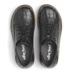 New Feet Sort Sko Kalveskind - Billede 3