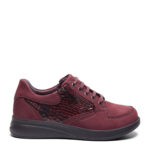 New Feet Mørkerød Sko I Nubuck - Billede 2