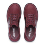 New Feet Mørkerød Sko I Nubuck - Billede 3
