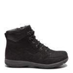 New Feet Sort Støvle Nubuck Læder - Billede 2
