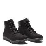 New Feet Sort Støvle Nubuck Læder