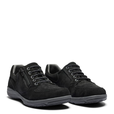 New Feet Sort Sko M/Textilstretch