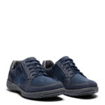 New Feet Blå Sko M/Textilstretch - Billede 2