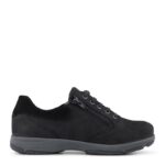 New Feet Sort Nubuck Sko m/ lynlås - Billede 3